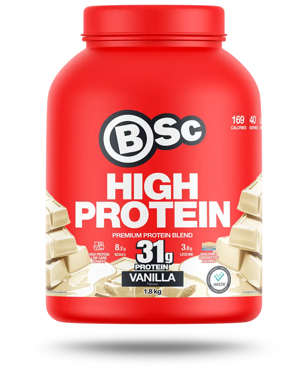 BSC High Protein Powder Vanilla 1.8kg