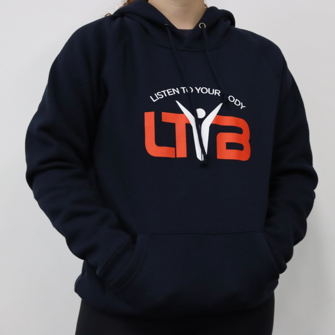 Fitness Wear 340 Gsm Hoodie Hoodie Navy LTYB Training Online Store