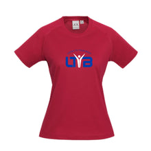 Load image into Gallery viewer, Ladies CoolDry T-Shirt - Red - LTYB Online Store
