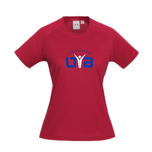 Ladies CoolDry T-Shirt - Red - LTYB Online Store