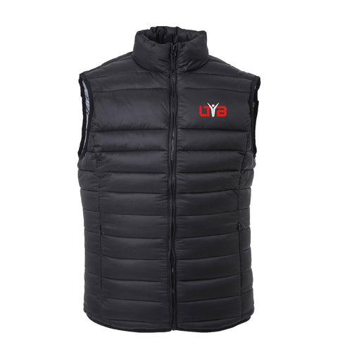 Ladies Puffer Vest - Black - LTYB Online Store